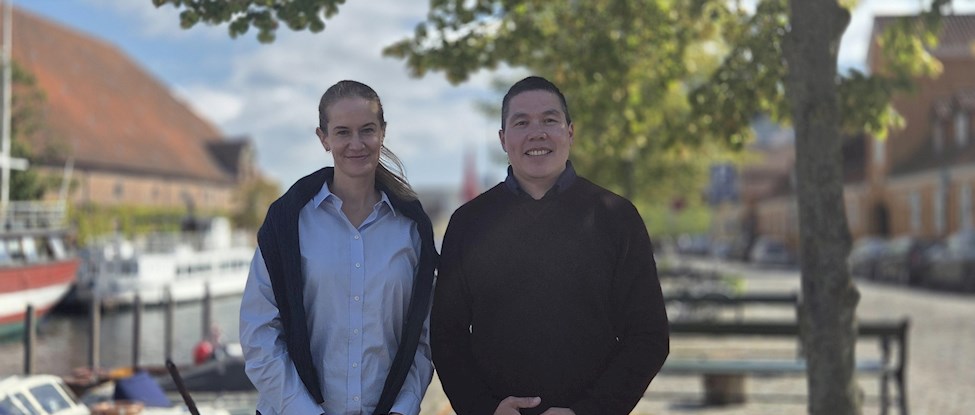 Miljøminister Maria Reumert Gjerding og naalakkersuisoq for Miljø, Natur, Energi og Forskning Jørgen Rosbach